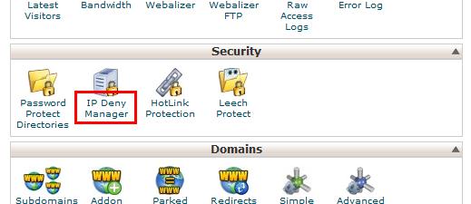 HostGator拒绝IP访问